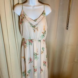 Long light floral dress